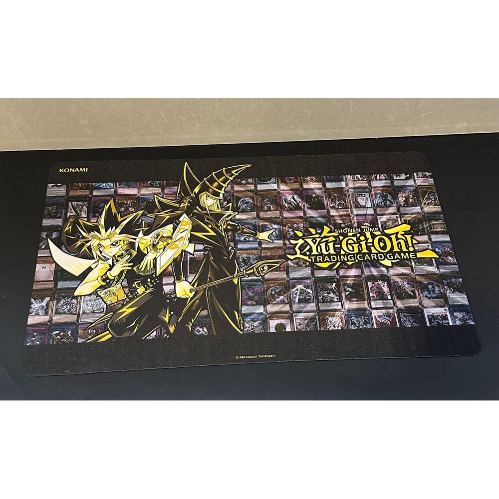 Yu-Gi-Oh! TCG Playmat Yami Yugi Dark Magician Card Mosaic Konami 24x15.5‎